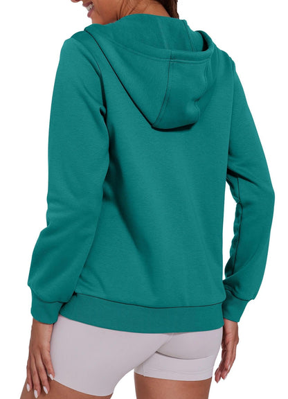 SMENG Womens Zip Up Hoodies Long Sleeve Fit Hooded Sweatshirts 2025 Casual Lightweight Jacket