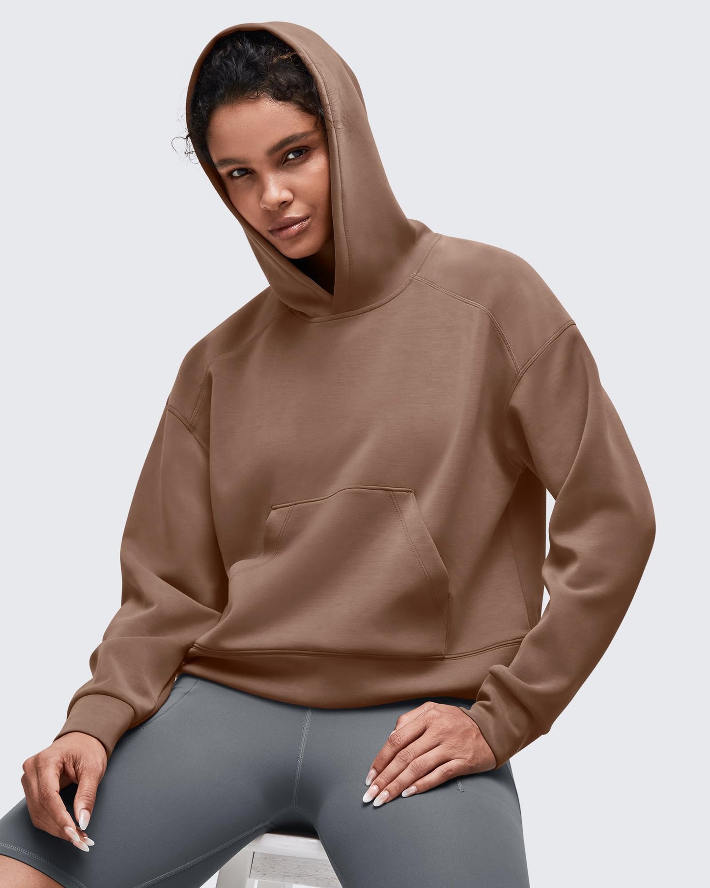 G4Free Smoofit Modal Soft Women's Fashion Hoodies Casual Pullover Long Sleeve Sweatshirts with Kangaroo Pocket