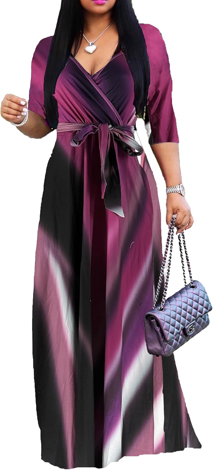 pnpednde Women's Casual Sexy V Neck 3/4 Sleeves Club wear Party Outfits