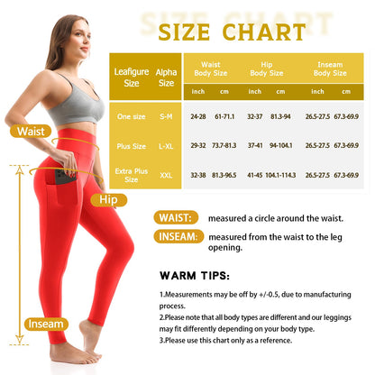Walifrey Leggings with Pockets for Women, High Waisted Buttery Soft Womens Leggings for Gym Yoga Workout