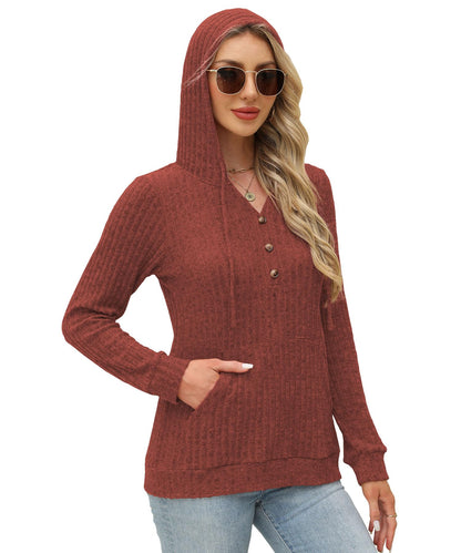 Womens Sweaters Fashion Hoodies Long Sleeve Tops Casual Sweatshirts Fall Outfits Pullover Winter Clothes 2025