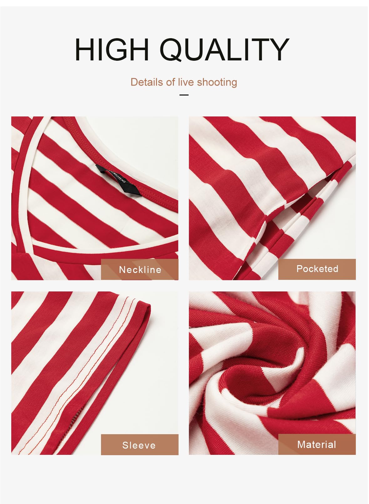 Dokotoo Summer Dress Casual Womens Fashion Short Sleeve Maxi Dress T Shirt Dress Striped Long Color Block Maxi Dress