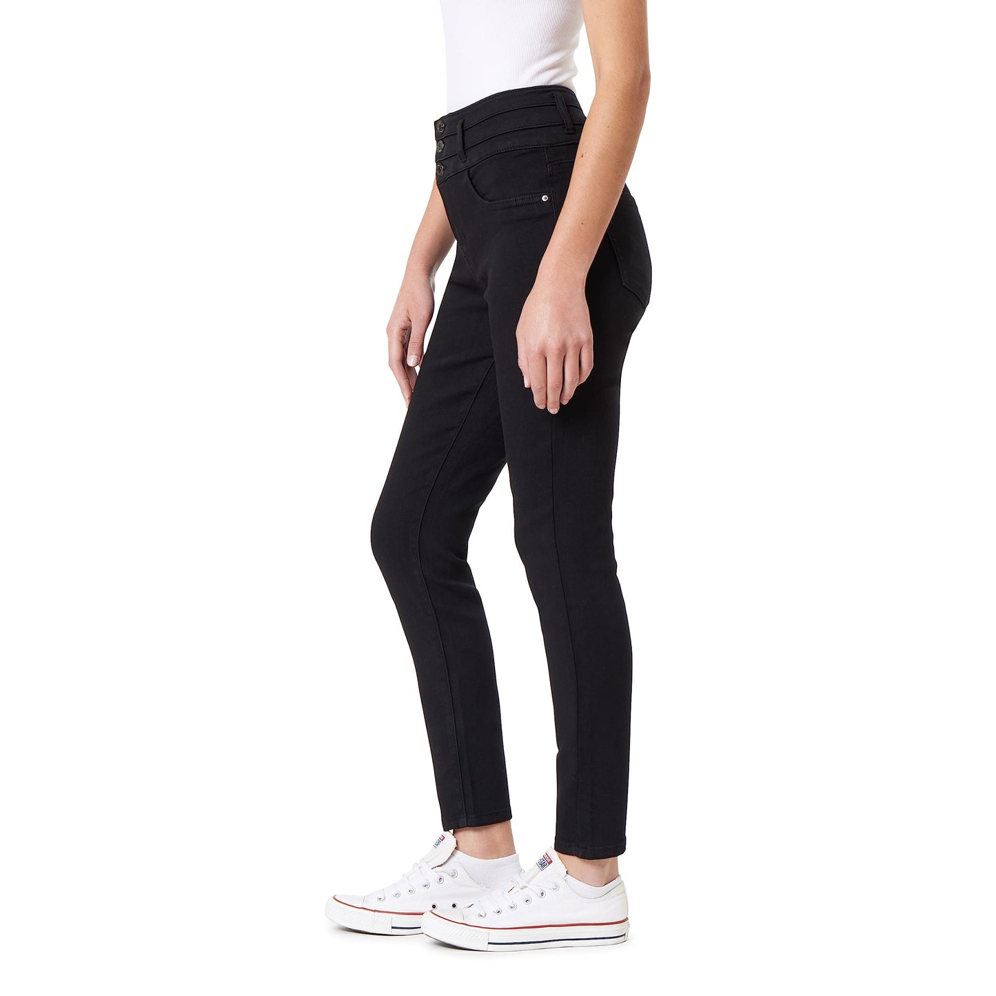 Angels Forever Young Evershape Skinny Jeans For Women - Mid-rise, Figure Enhancing Stretch Denim