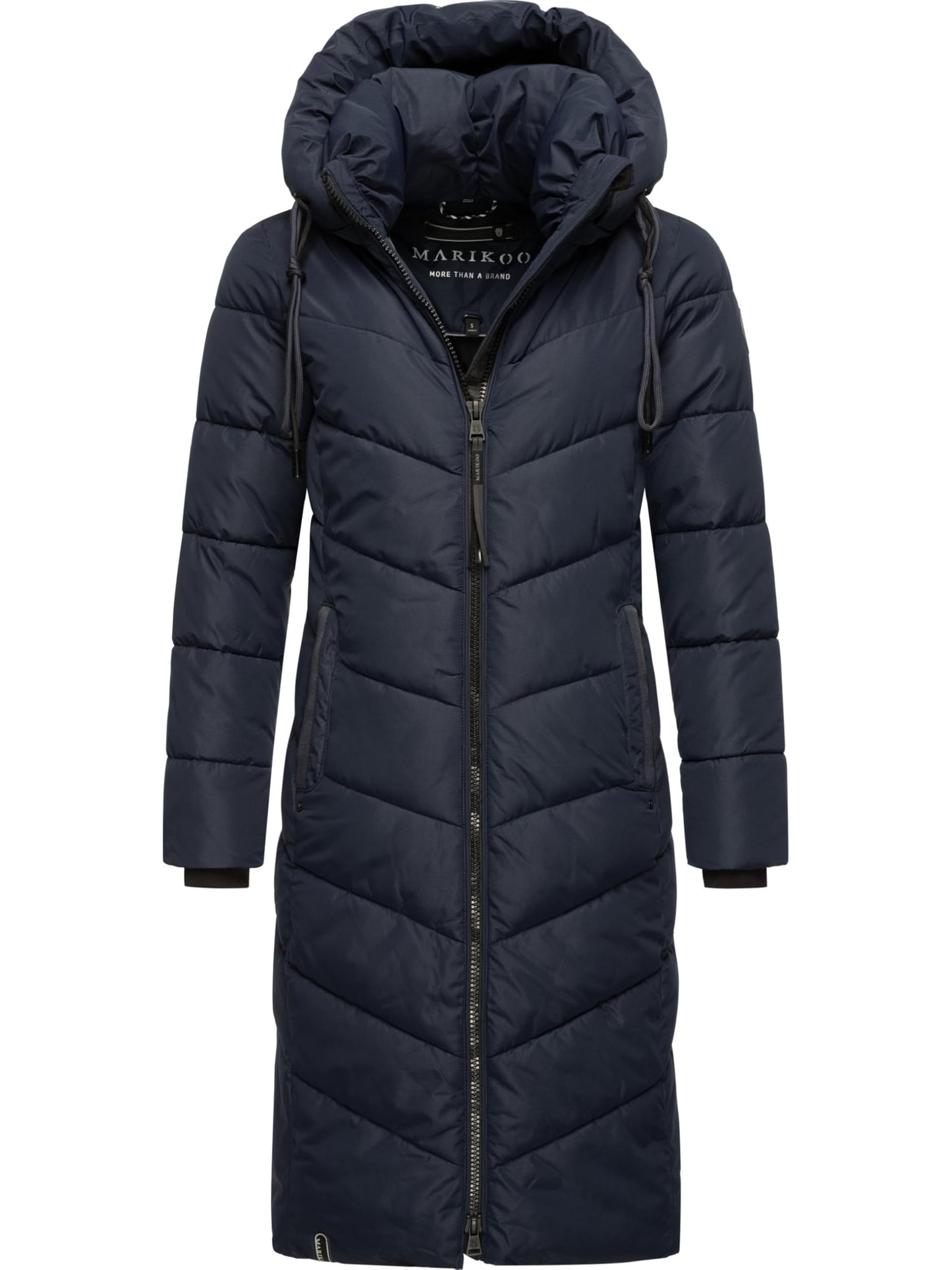 Women's Winter Jacket with Hood | Windproof & Weather-Resistant Jacket | Quilted, Puffy Coat | Sahnekatzii XIV XS-5XL