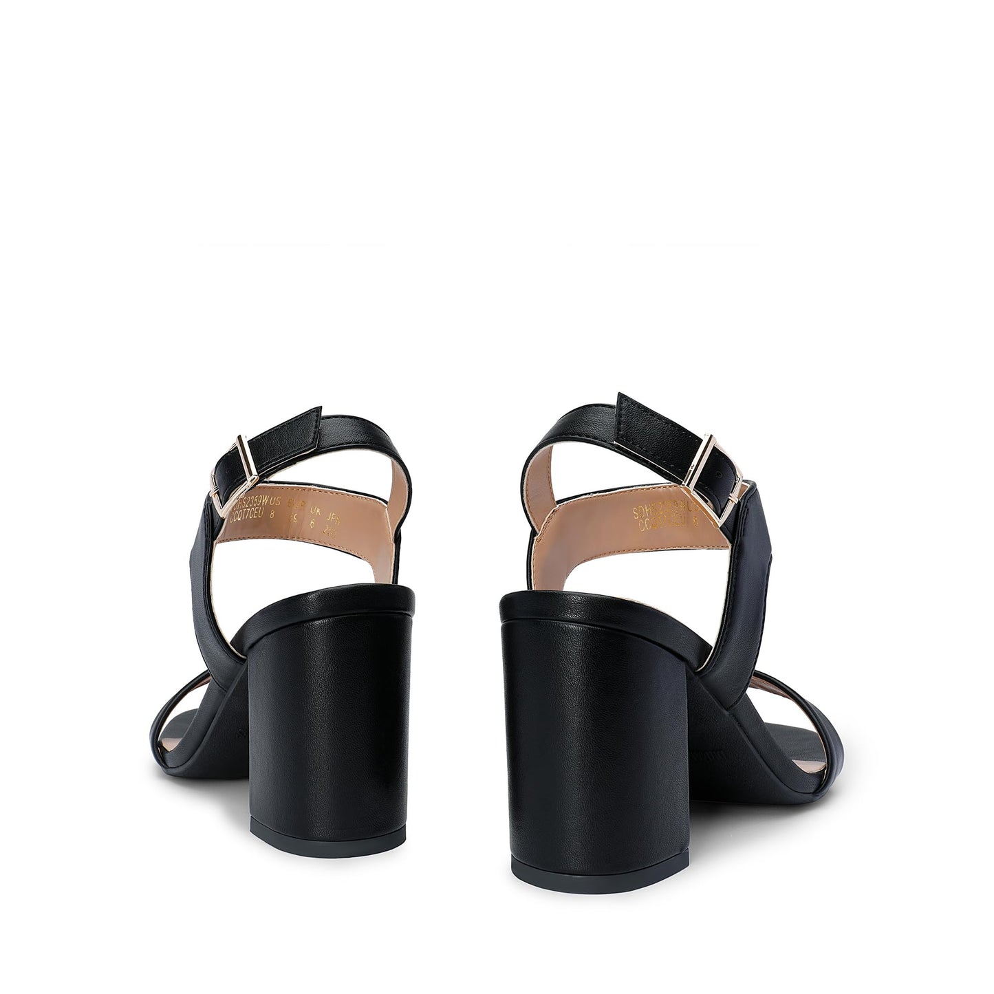 DREAM PAIRS Women's High Chunky Heels Square Toe Block Ankle Strap Dress Comfort Sandals