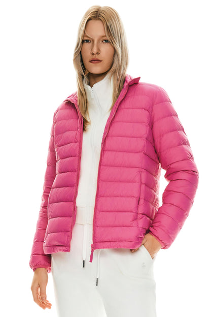 Orolay Women's Lightweight Packable Down Jacket Quilted Puffer Coat with Stand Collar