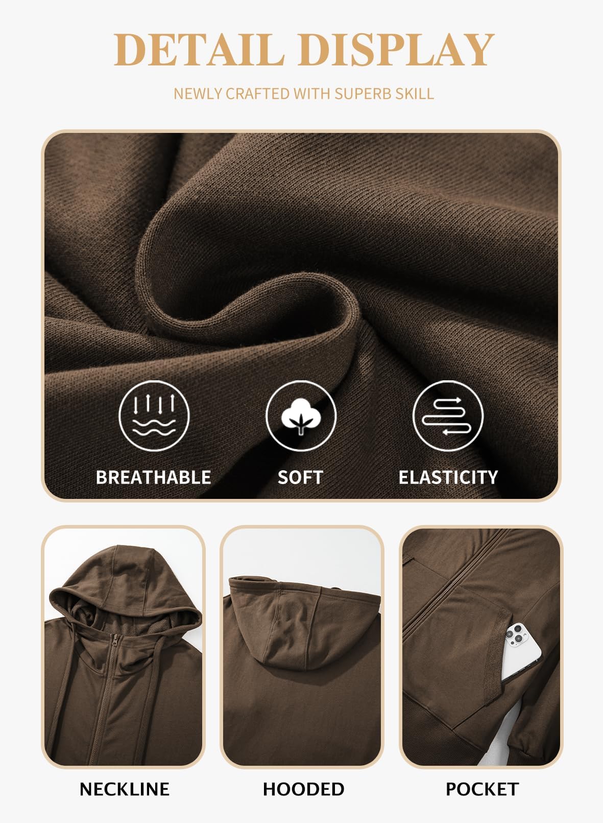 Eytino Women Plus Size Sweatshirts Long Sleeve Zip Up Oversized Casual Hoodies Jackets 2025 Fashion Fall Outfits(1X-5X)