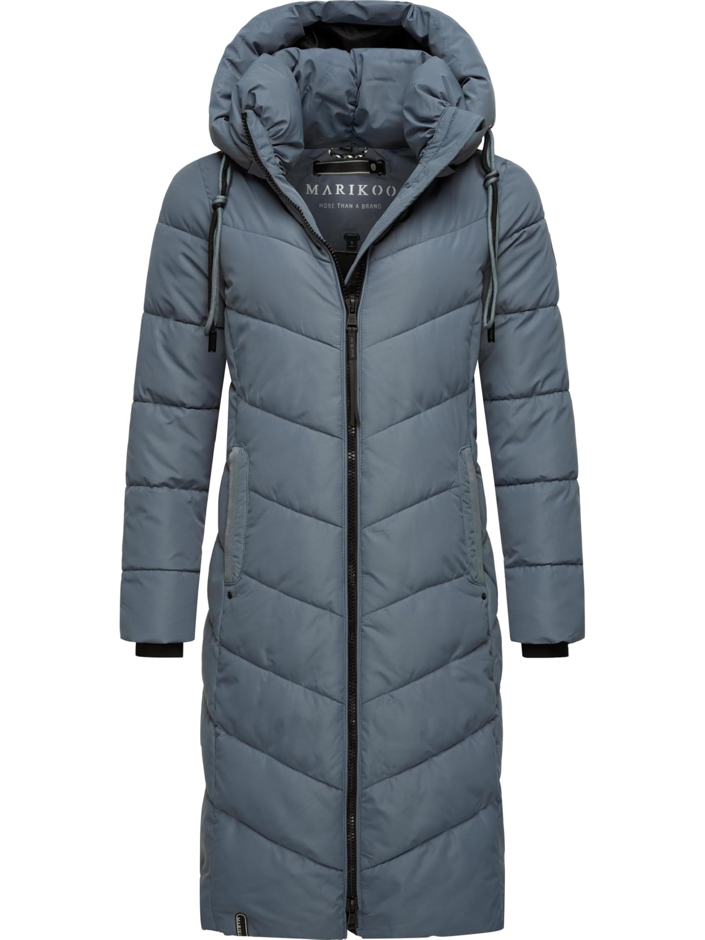 Women's Winter Jacket with Hood | Windproof & Weather-Resistant Jacket | Quilted, Puffy Coat | Sahnekatzii XIV XS-5XL