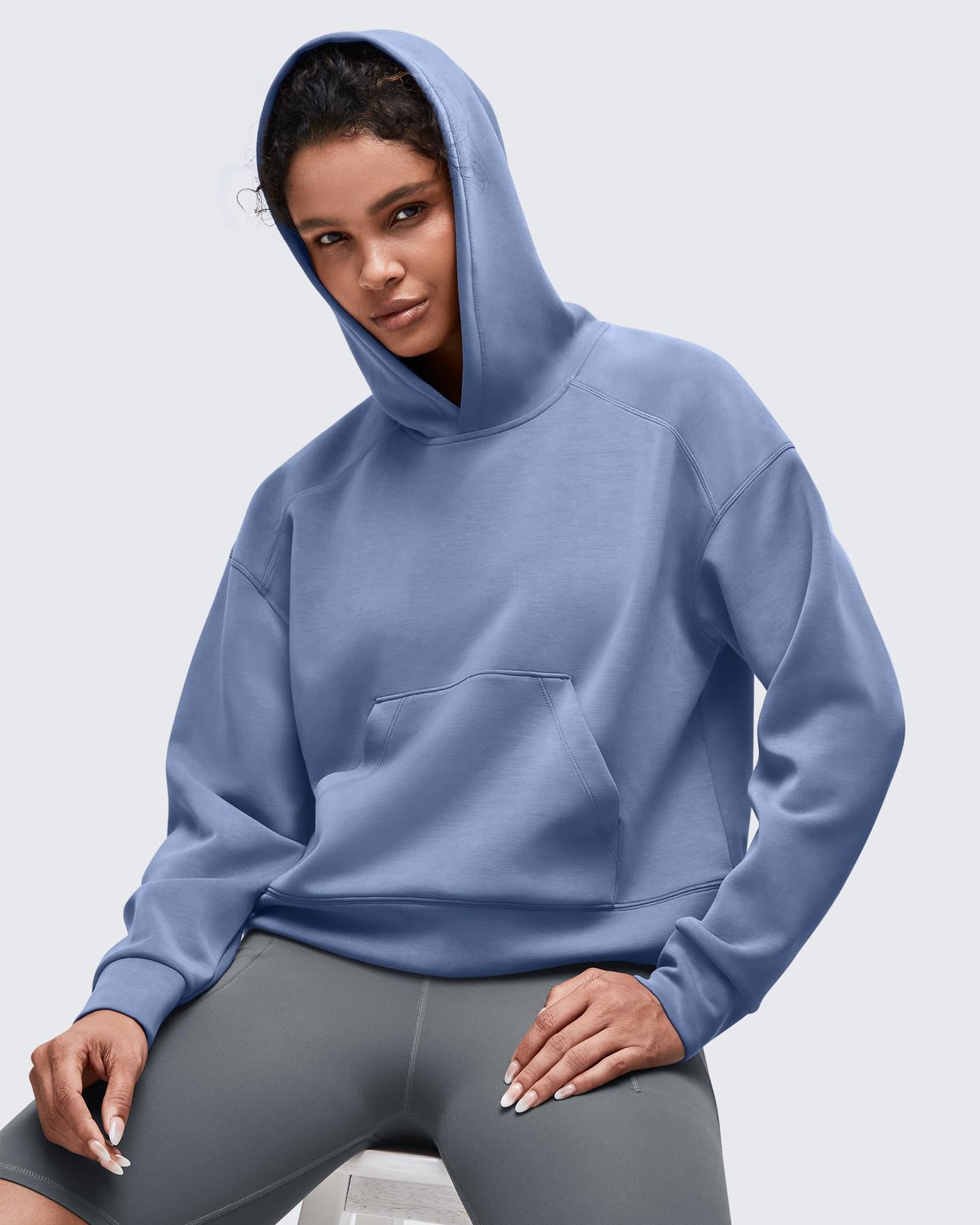 G4Free Smoofit Modal Soft Women's Fashion Hoodies Casual Pullover Long Sleeve Sweatshirts with Kangaroo Pocket