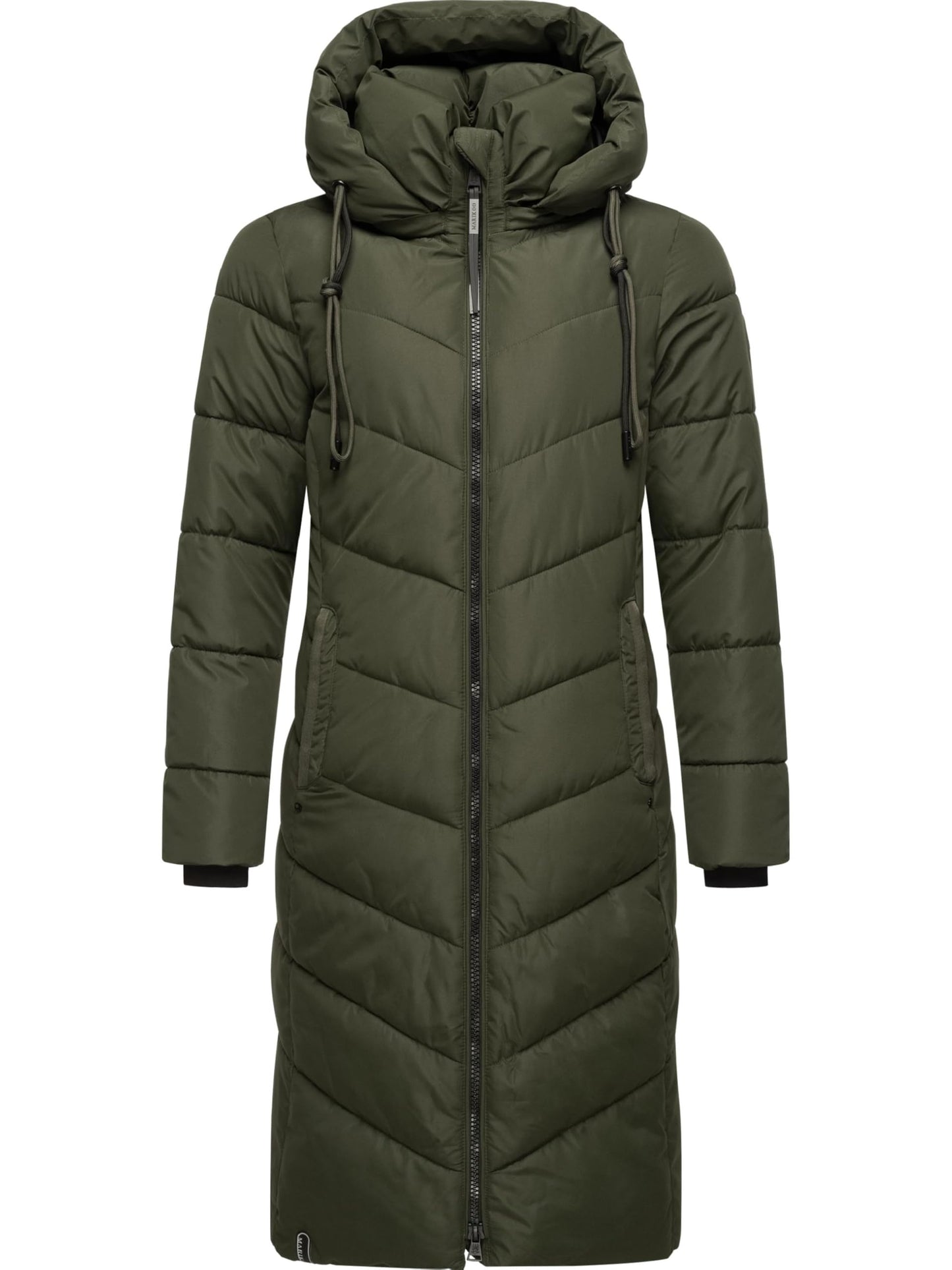 Women's Winter Jacket with Hood | Windproof & Weather-Resistant Jacket | Quilted, Puffy Coat | Sahnekatzii XIV XS-5XL