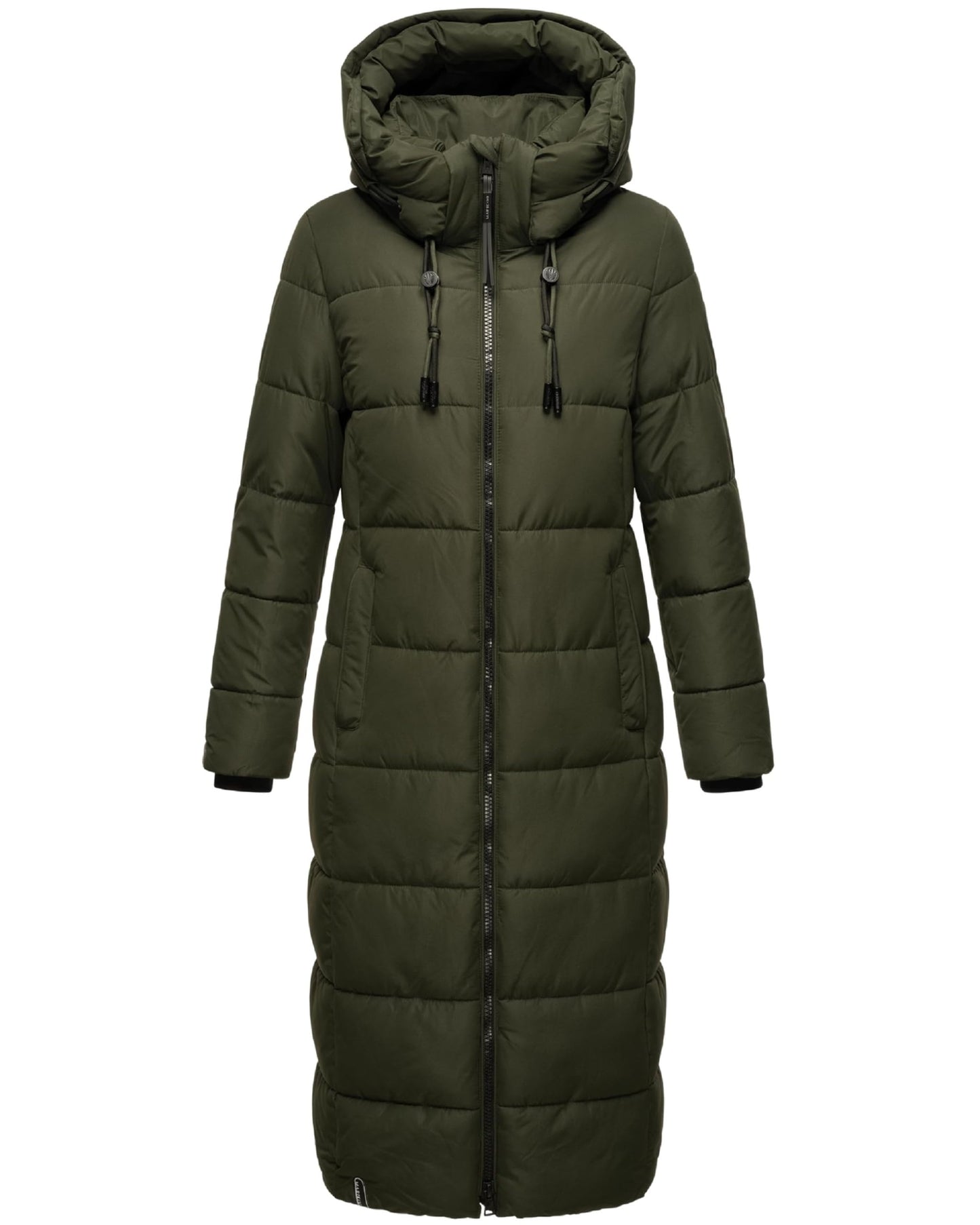 Long Fall & Winter Coat for Women | Detachable Hood | Quilted Women’s Calf-Length Jacket | Nadeshikoo XVI XS-5XL