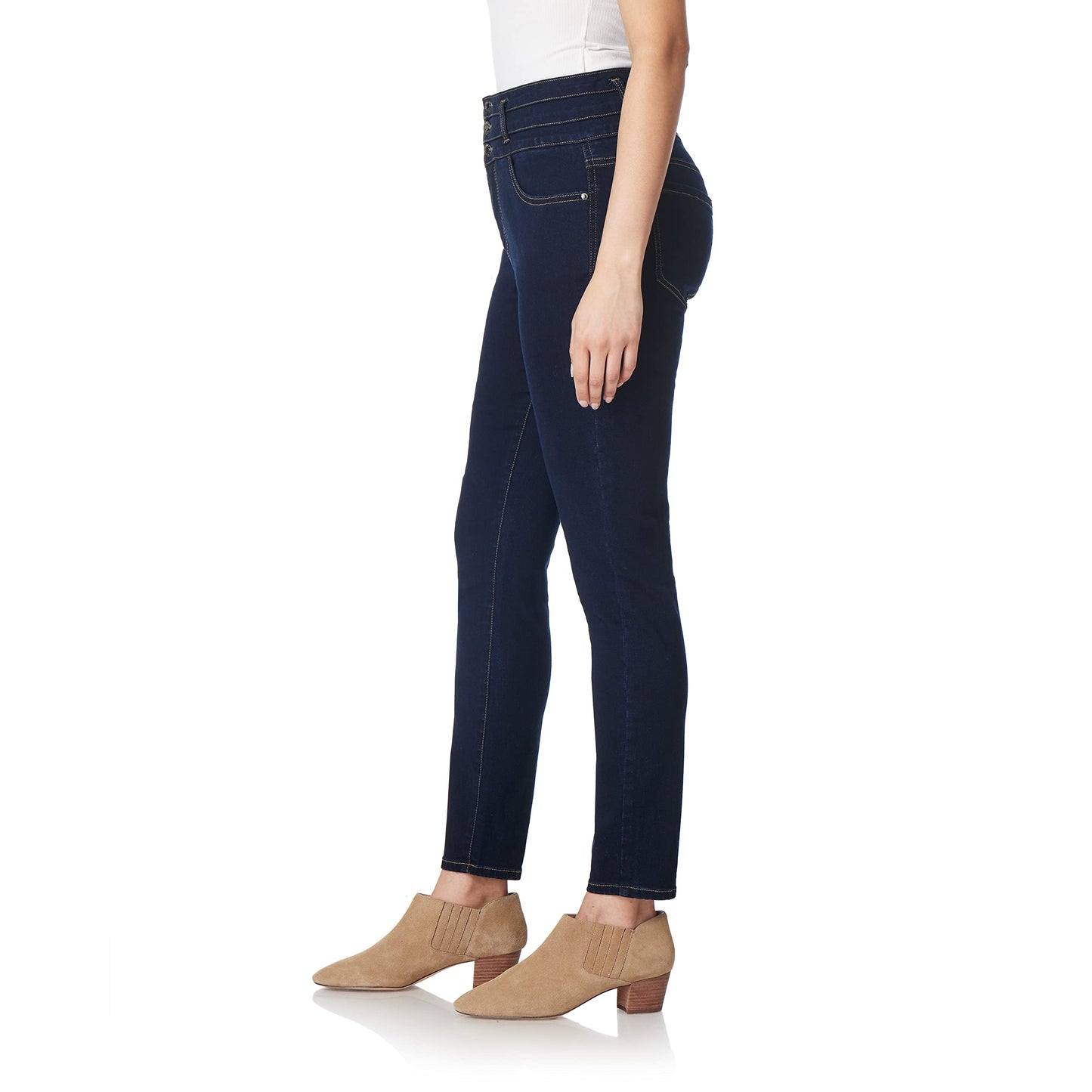 Angels Forever Young Evershape Skinny Jeans For Women - Mid-rise, Figure Enhancing Stretch Denim