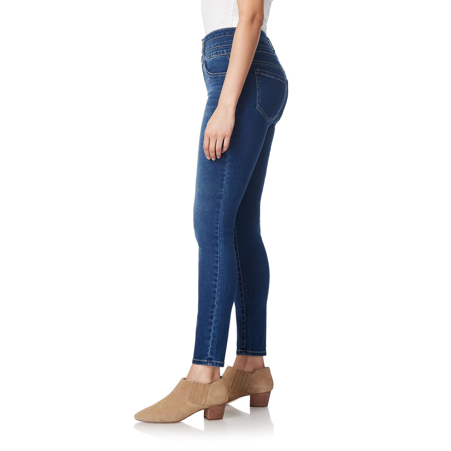 Angels Forever Young Evershape Skinny Jeans For Women - Mid-rise, Figure Enhancing Stretch Denim