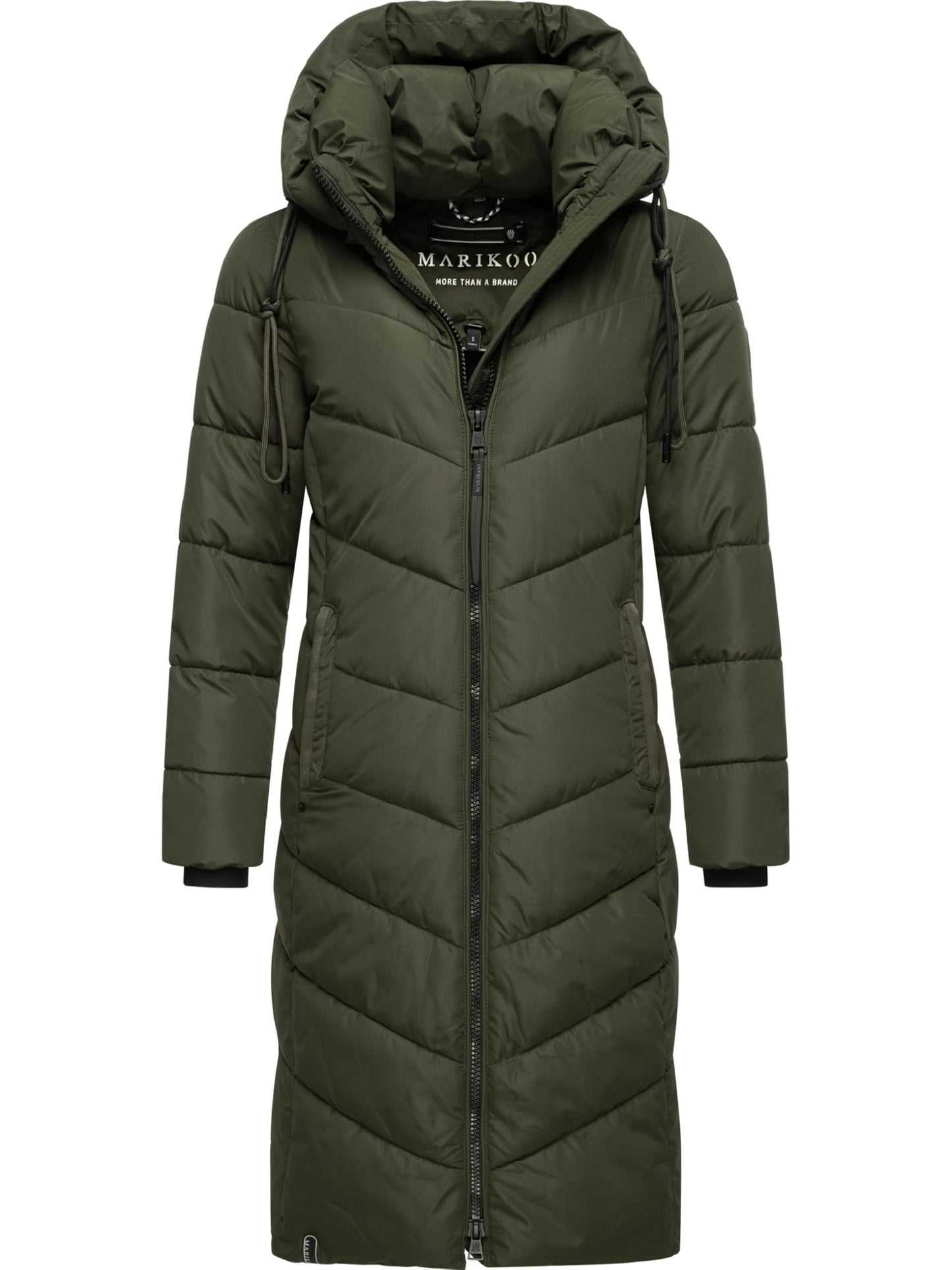 Women's Winter Jacket with Hood | Windproof & Weather-Resistant Jacket | Quilted, Puffy Coat | Sahnekatzii XIV XS-5XL