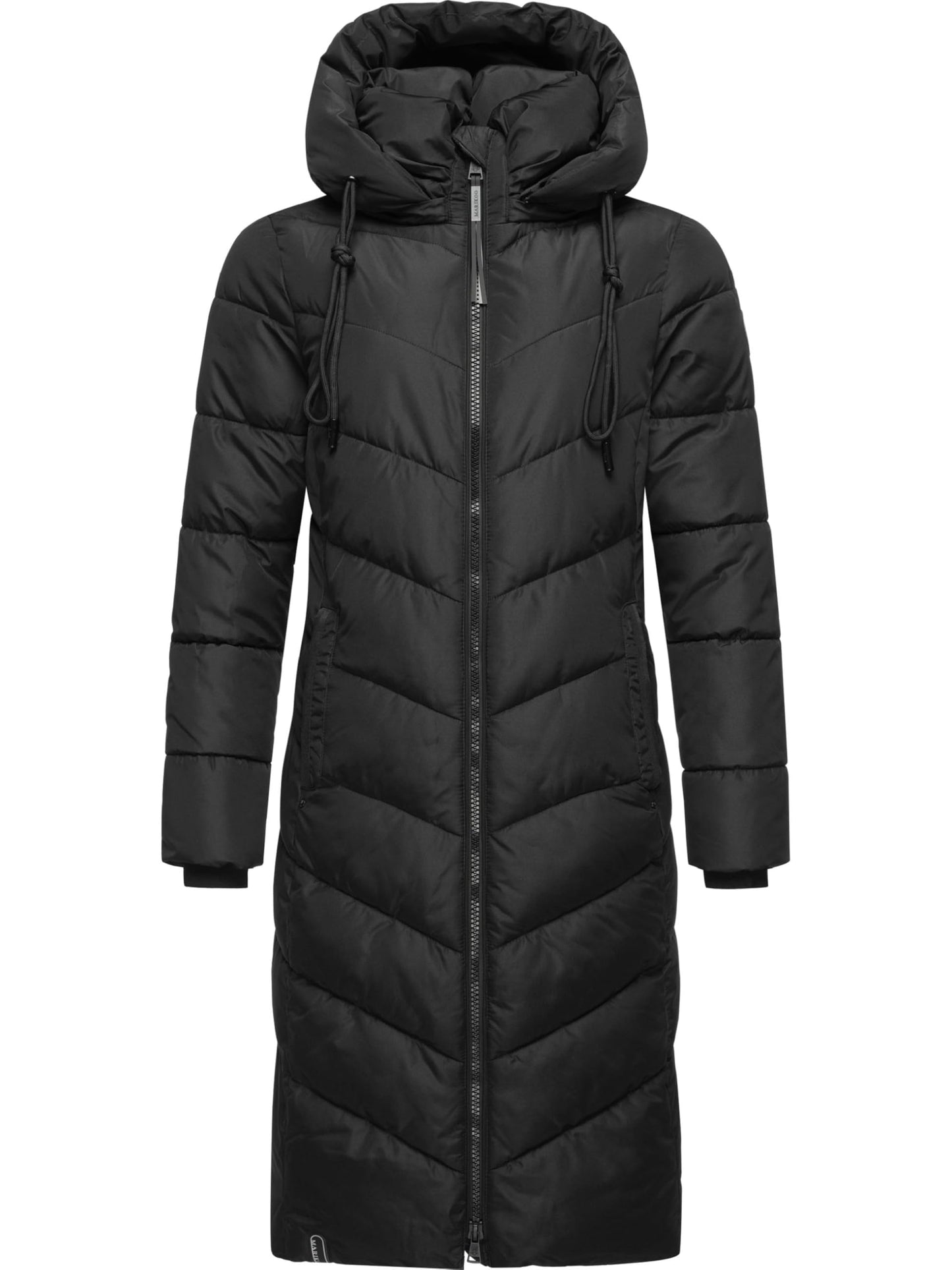 Women's Winter Jacket with Hood | Windproof & Weather-Resistant Jacket | Quilted, Puffy Coat | Sahnekatzii XIV XS-5XL