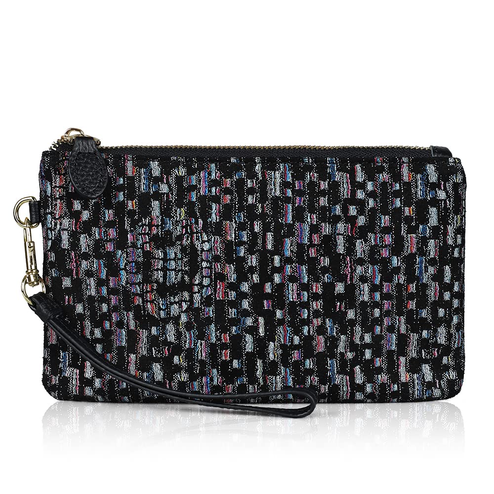befen Genuine Leather Wristlet Clutch RFID Blocking Bag Cell Phone Wallet Purse Wristlet Wallet Purses and Handbags for Women