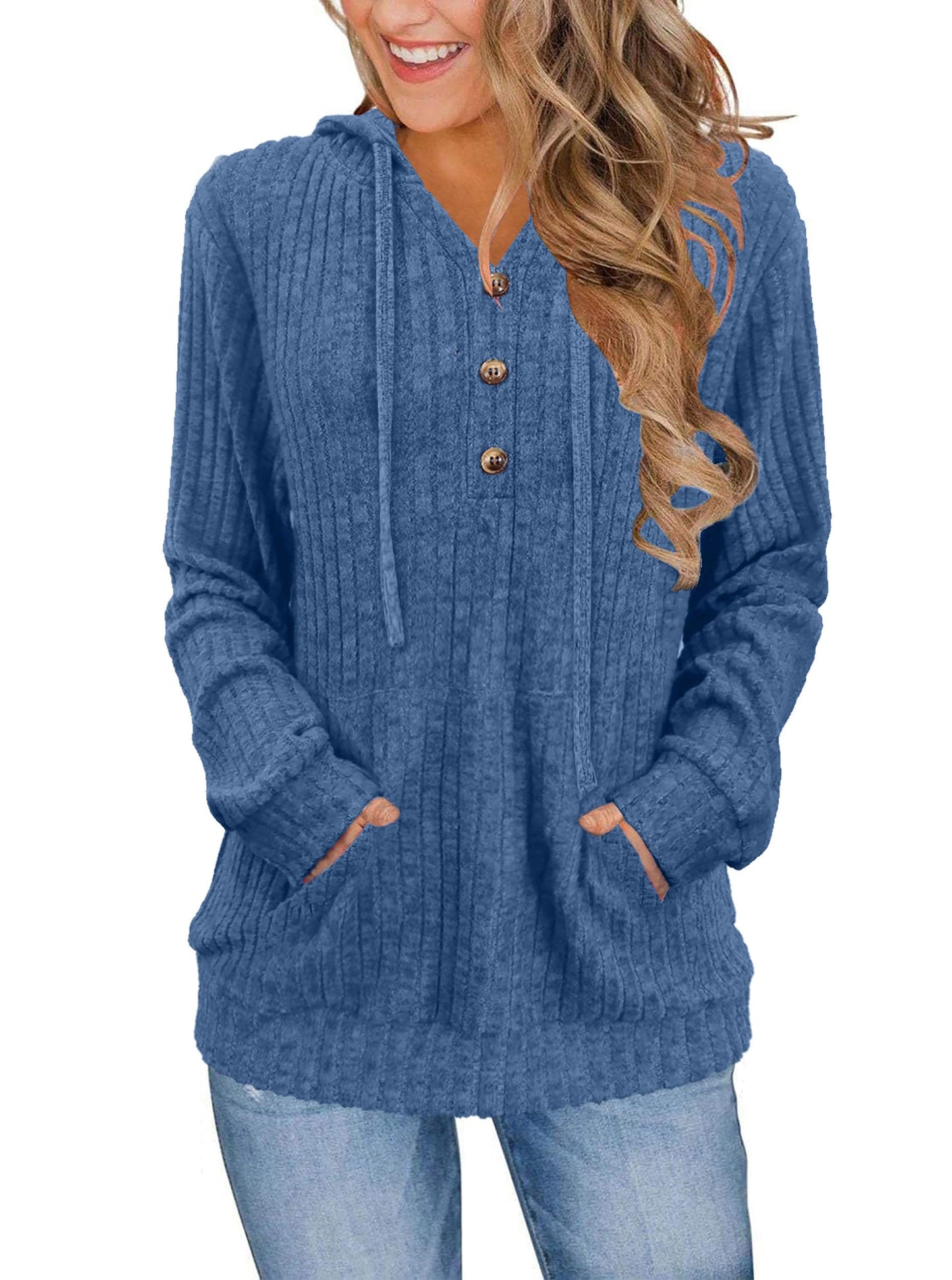 Womens Sweaters Fashion Hoodies Long Sleeve Tops Casual Sweatshirts Fall Outfits Pullover Winter Clothes 2025