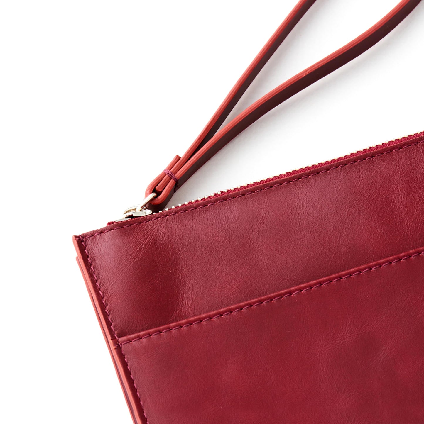 Wristlet for Women and Men, Full-Grain Leather Clutch with Zip Closure & RFID Blocking