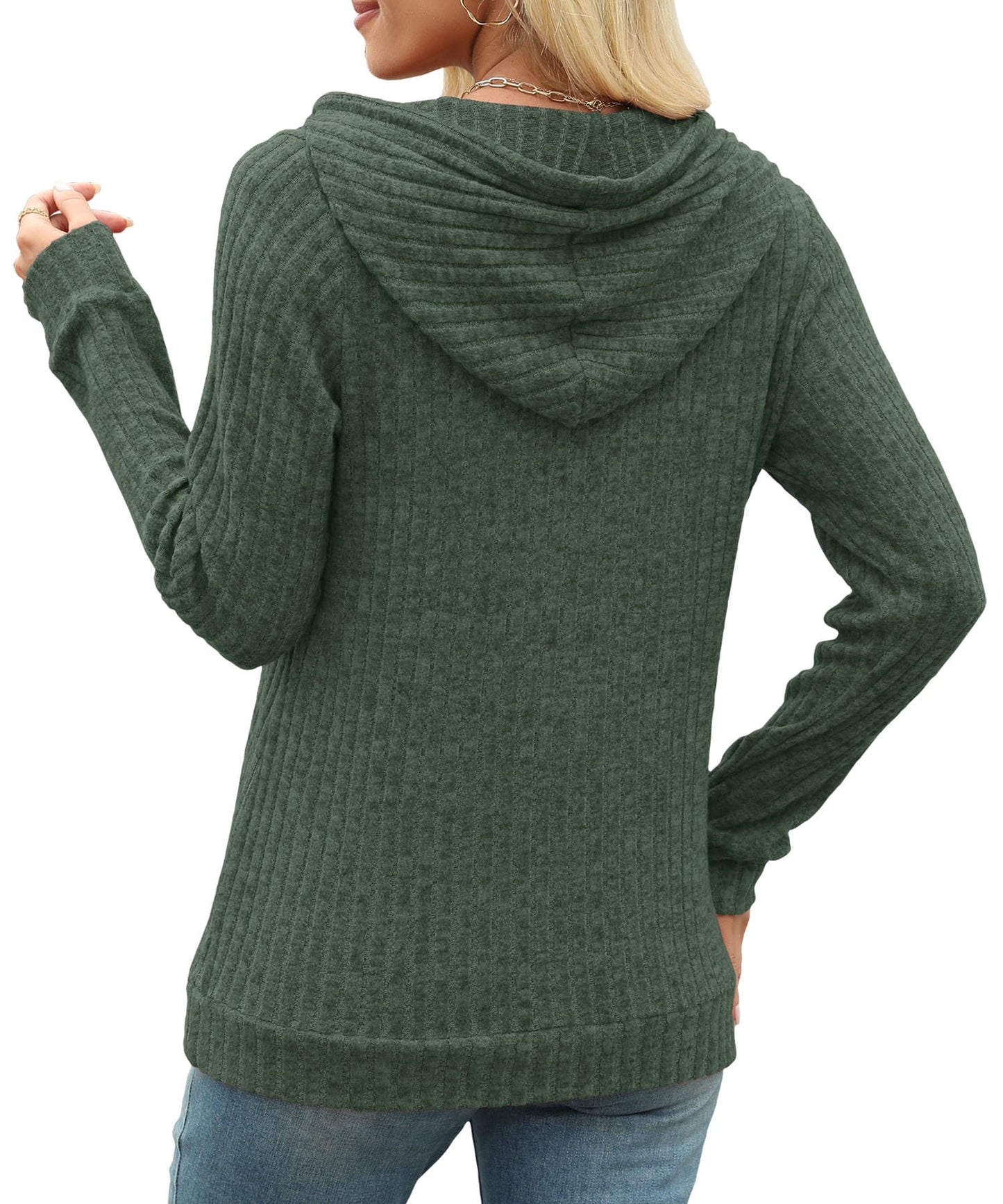 Womens Sweaters Fashion Hoodies Long Sleeve Tops Casual Sweatshirts Fall Outfits Pullover Winter Clothes 2025