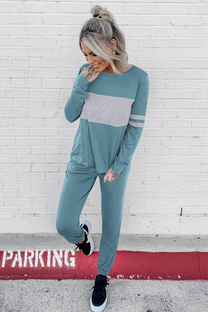 PRETTYGARDEN Womens 2 Piece Sets 2025 Long Sleeve Tops High Waisted Sweatpants Lounge Set Fall Fashion Travel Outfits