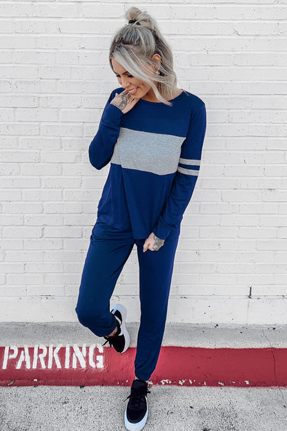 PRETTYGARDEN Womens 2 Piece Sets 2025 Long Sleeve Tops High Waisted Sweatpants Lounge Set Fall Fashion Travel Outfits