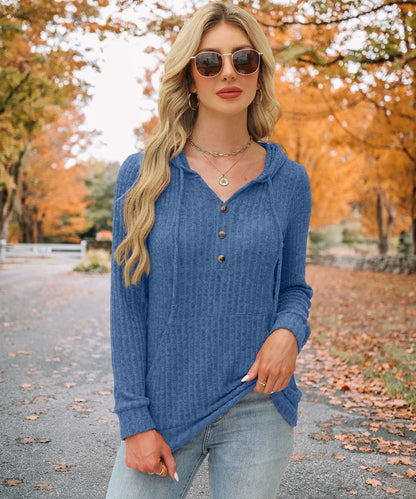 Womens Sweaters Fashion Hoodies Long Sleeve Tops Casual Sweatshirts Fall Outfits Pullover Winter Clothes 2025
