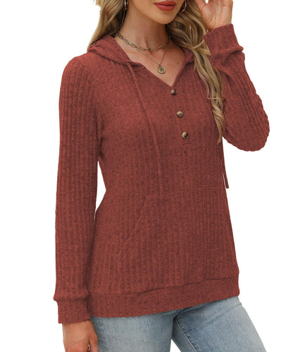 Womens Sweaters Fashion Hoodies Long Sleeve Tops Casual Sweatshirts Fall Outfits Pullover Winter Clothes 2025