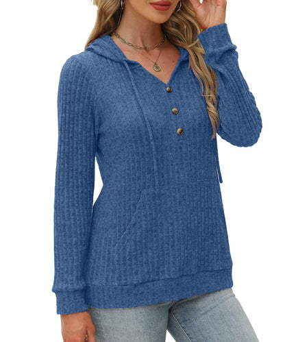 Womens Sweaters Fashion Hoodies Long Sleeve Tops Casual Sweatshirts Fall Outfits Pullover Winter Clothes 2025