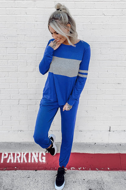 PRETTYGARDEN Womens 2 Piece Sets 2025 Long Sleeve Tops High Waisted Sweatpants Lounge Set Fall Fashion Travel Outfits