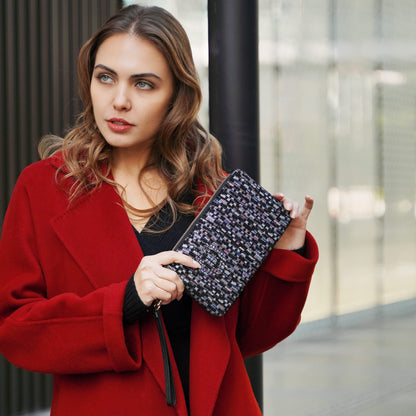befen Genuine Leather Wristlet Clutch RFID Blocking Bag Cell Phone Wallet Purse Wristlet Wallet Purses and Handbags for Women