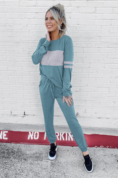 PRETTYGARDEN Womens 2 Piece Sets 2025 Long Sleeve Tops High Waisted Sweatpants Lounge Set Fall Fashion Travel Outfits