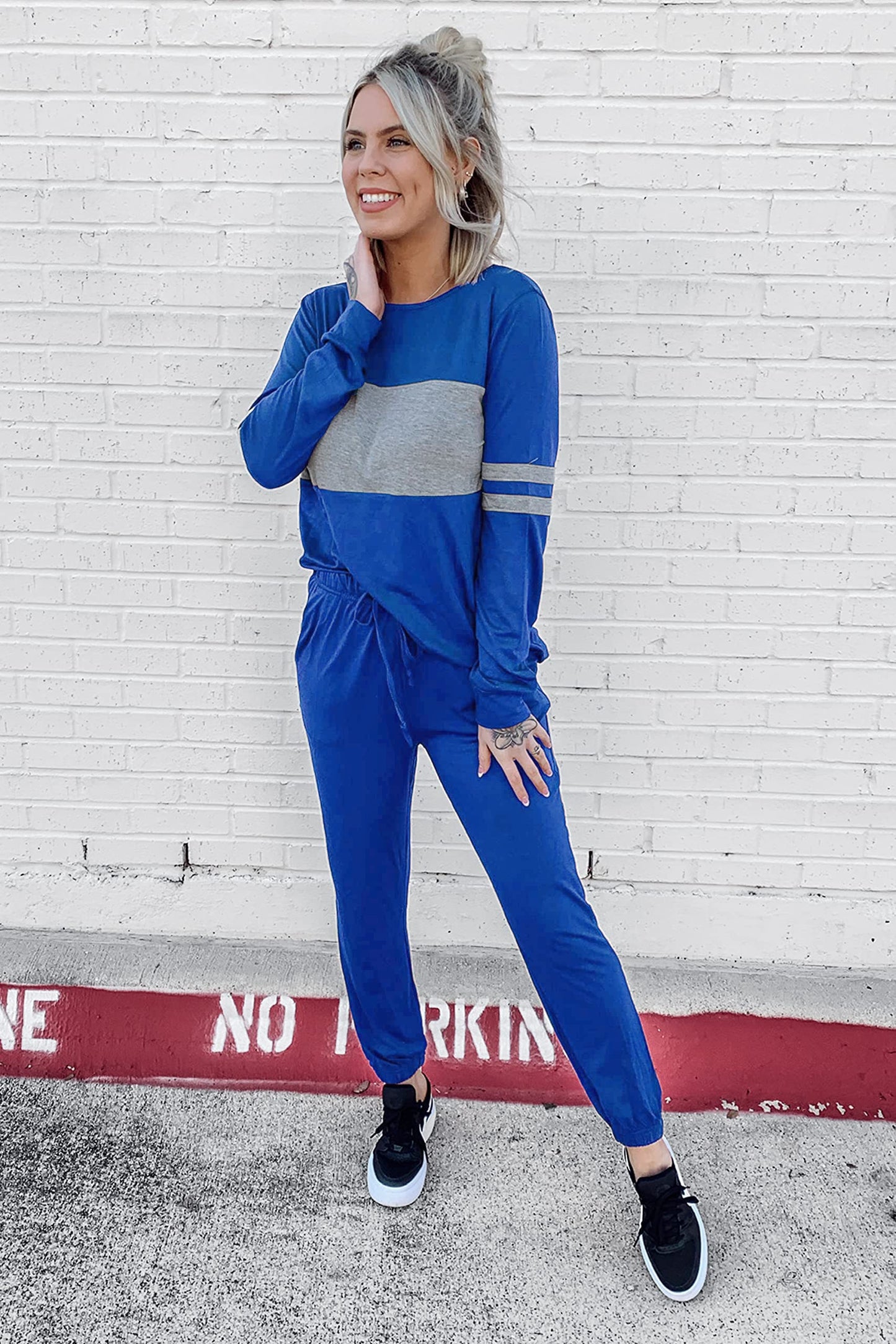 PRETTYGARDEN Womens 2 Piece Sets 2025 Long Sleeve Tops High Waisted Sweatpants Lounge Set Fall Fashion Travel Outfits