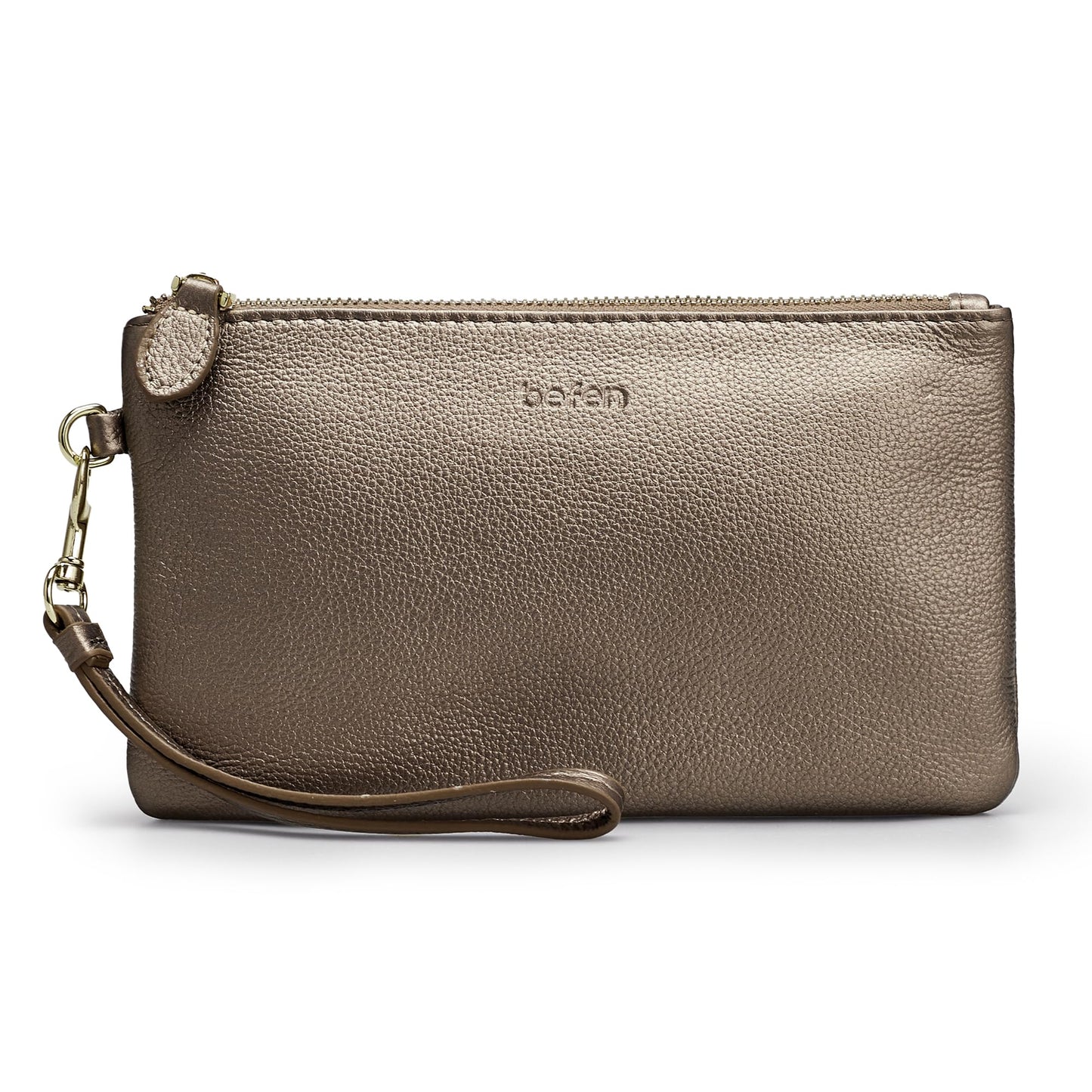 befen Genuine Leather Wristlet Clutch RFID Blocking Bag Cell Phone Wallet Purse Wristlet Wallet Purses and Handbags for Women