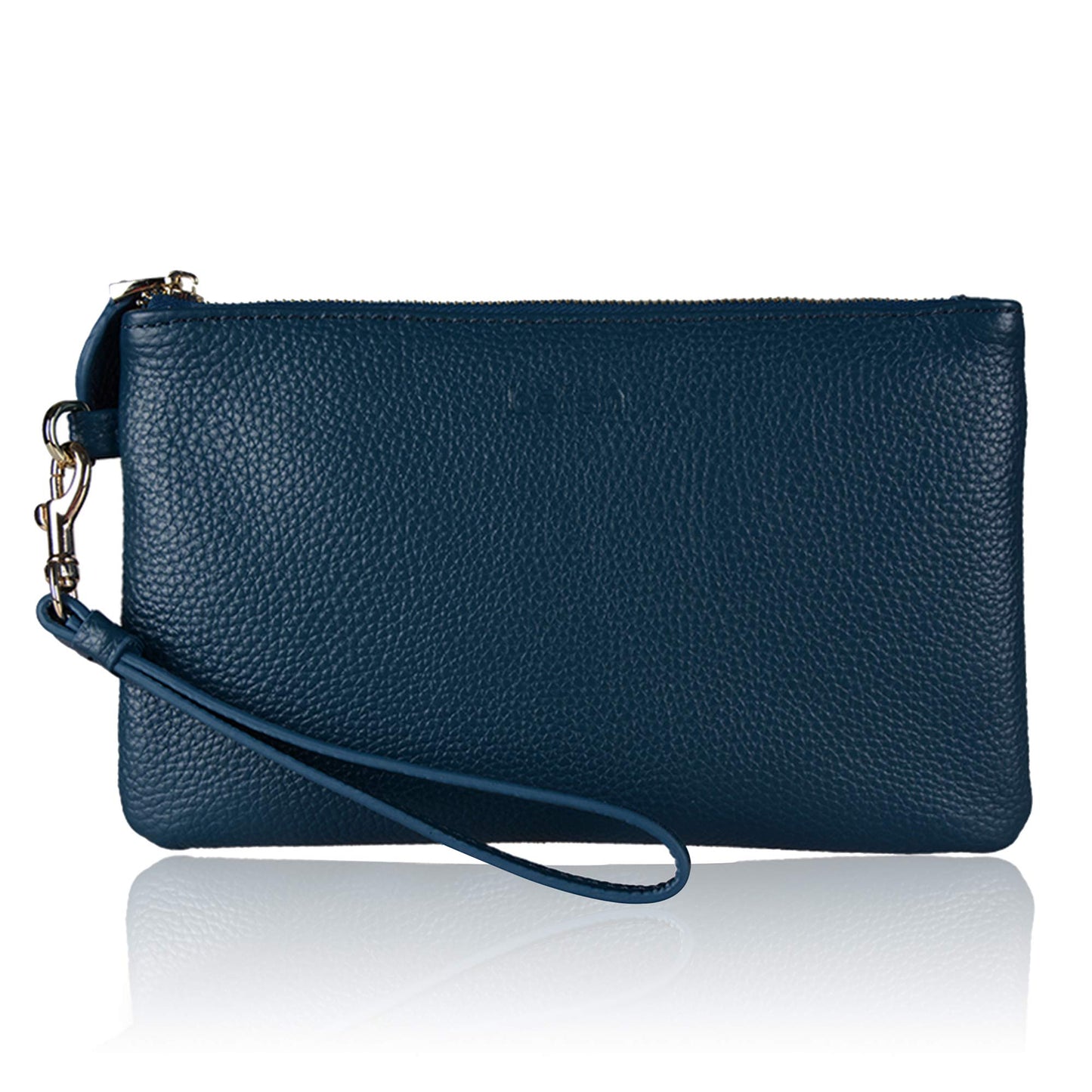 befen Genuine Leather Wristlet Clutch RFID Blocking Bag Cell Phone Wallet Purse Wristlet Wallet Purses and Handbags for Women