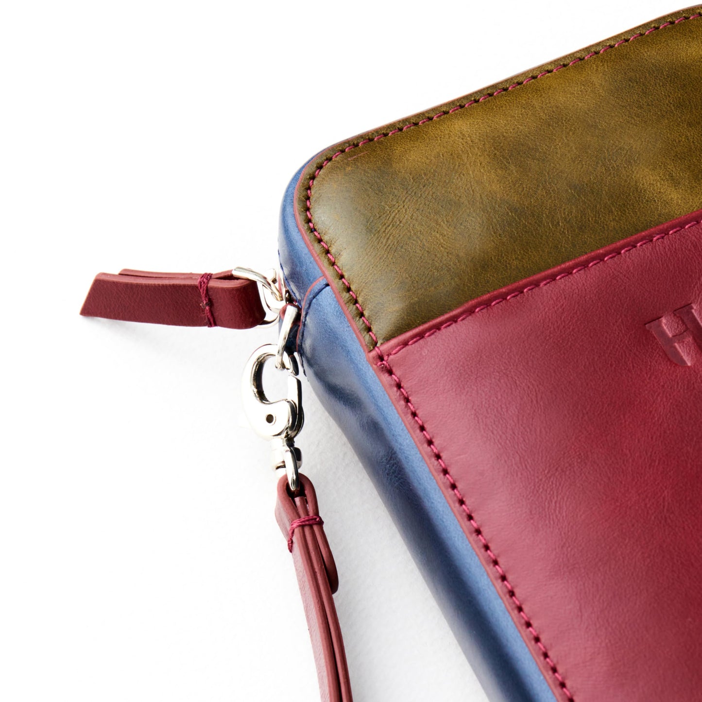 Wristlet for Men & Women, Full-Grain Leather Clutch Bag, RFID Protection, Zipper Pocket, Handcrafted, Gift Box & Pouch