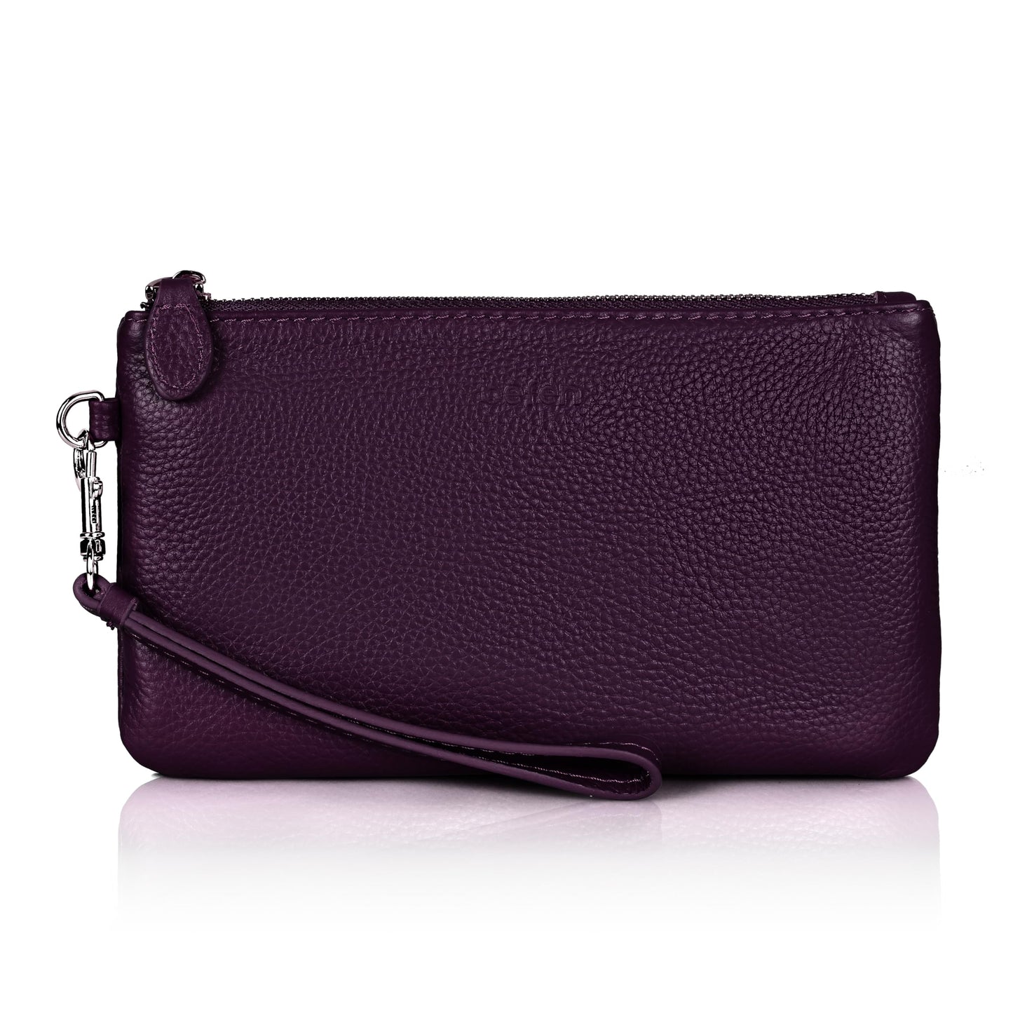 befen Genuine Leather Wristlet Clutch RFID Blocking Bag Cell Phone Wallet Purse Wristlet Wallet Purses and Handbags for Women
