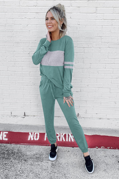 PRETTYGARDEN Womens 2 Piece Sets 2025 Long Sleeve Tops High Waisted Sweatpants Lounge Set Fall Fashion Travel Outfits