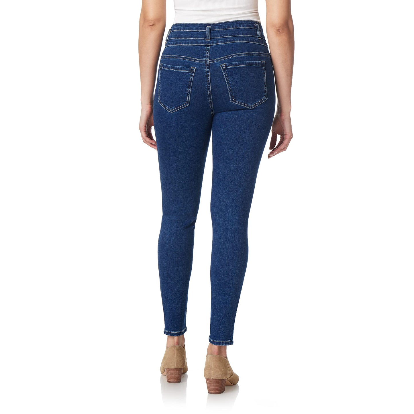 Angels Forever Young Evershape Skinny Jeans For Women - Mid-rise, Figure Enhancing Stretch Denim