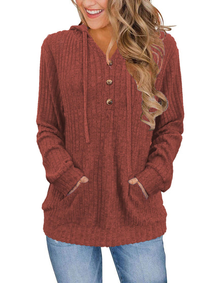Womens Sweaters Fashion Hoodies Long Sleeve Tops Casual Sweatshirts Fall Outfits Pullover Winter Clothes 2025