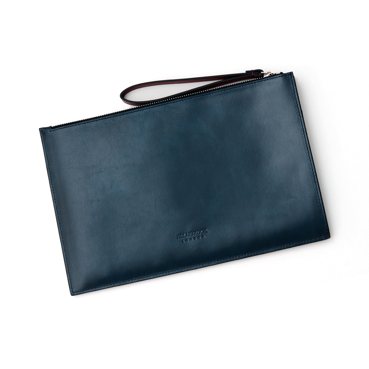 Wristlet for Women and Men, Full-Grain Leather Clutch with Zip Closure & RFID Blocking