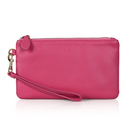 befen Genuine Leather Wristlet Clutch RFID Blocking Bag Cell Phone Wallet Purse Wristlet Wallet Purses and Handbags for Women