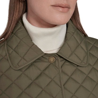 Tommy Hilfiger Women's Zip Up Long Sleeve Quilted Jacket