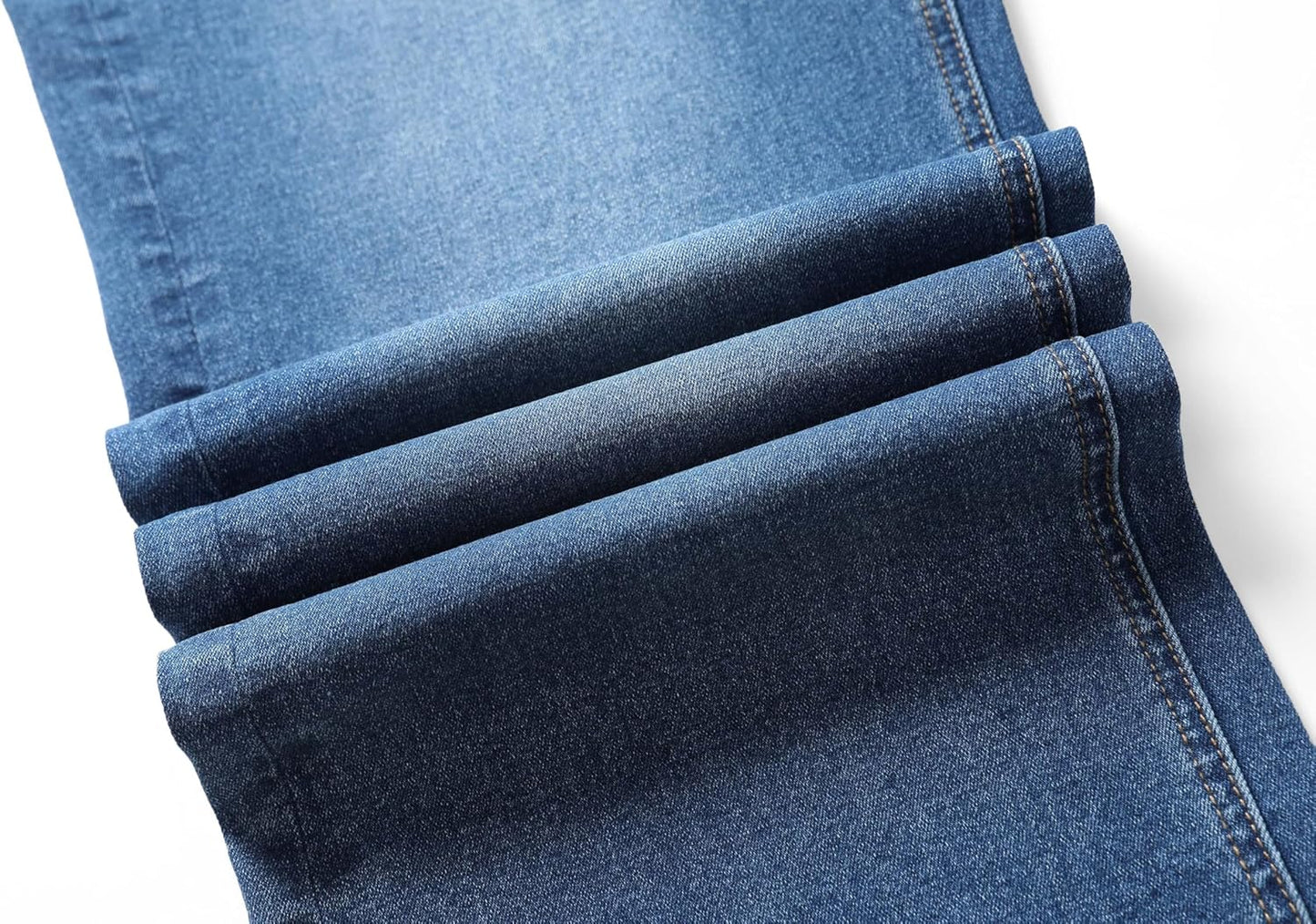 Women's Trendy Mid - Waisted Cropped Straight Leg Boyfriend Capri Jeans with Pockets