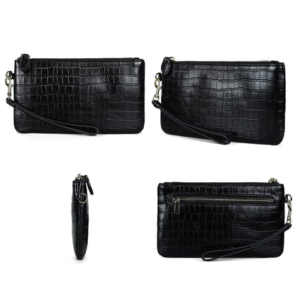 befen Genuine Leather Wristlet Clutch RFID Blocking Bag Cell Phone Wallet Purse Wristlet Wallet Purses and Handbags for Women