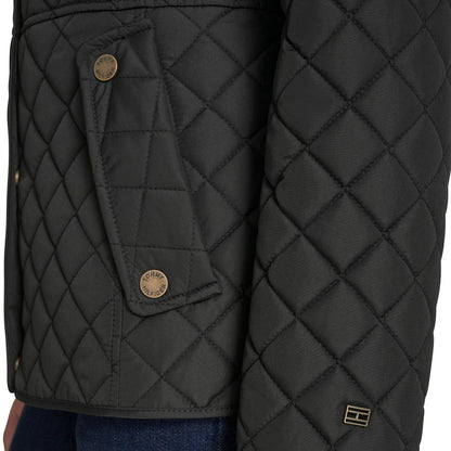 Tommy Hilfiger Women's Zip Up Long Sleeve Quilted Jacket