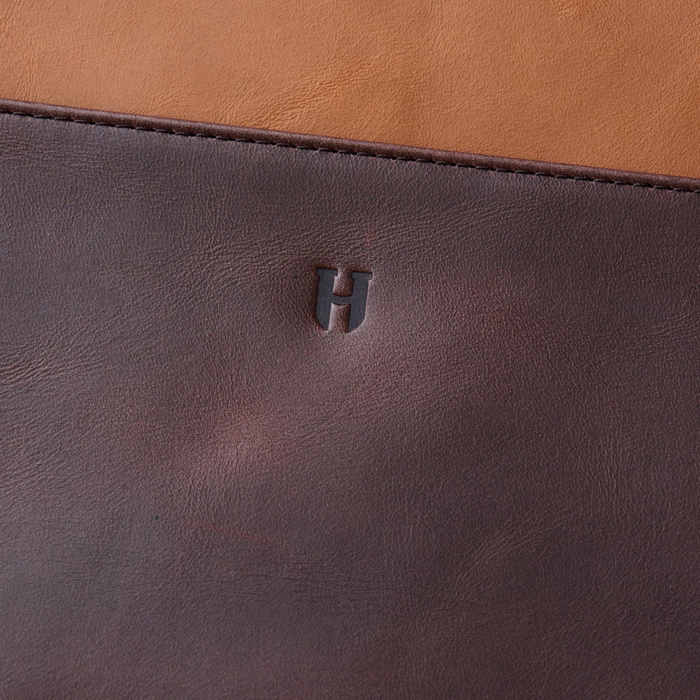 Wristlet for Women and Men, Full-Grain Leather Clutch with Zip Closure & RFID Blocking